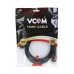 Кабель HDMI 19M/M ver. 2.0 black red, 1.8m VCOM CG525-R-1.8