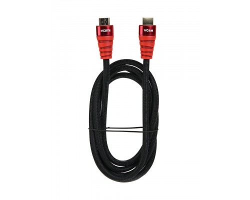 Кабель HDMI 19M/M ver. black and red 2.0, 1,8m VCOM CG526S-R-1.8M Blister