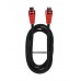 Кабель HDMI 19M/M ver. black and red 2.0, 1,8m VCOM CG526S-R-1.8M Blister