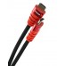 Кабель HDMI 19M/M ver. black and red 2.0, 1,8m VCOM CG526S-R-1.8M Blister