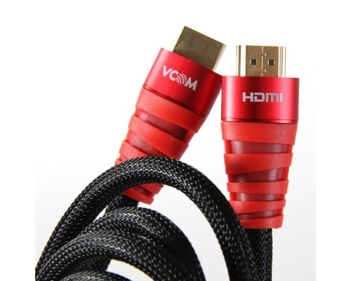 Кабель HDMI 19M/M ver. black and red 2.0, 1,8m VCOM CG526S-R-1.8M Blister