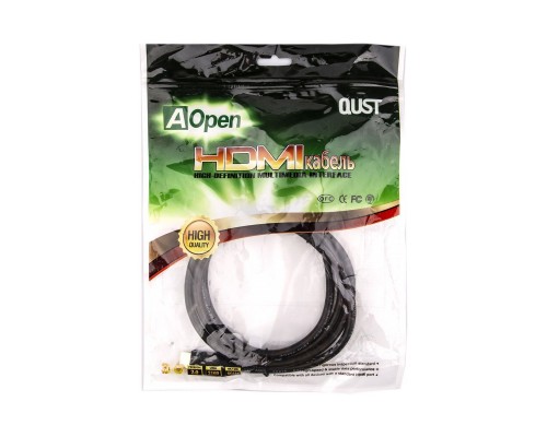 Кабель HDMI 19M/M ver 2.0, 1.5М  Aopen/Qust ACG517-1.5M