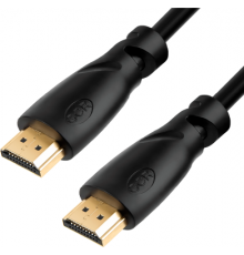 Кабель GCR SLIM 0.2m HDMI 2.0, черный, OD3.8mm, HDR 4:2:2, Ultra HD, 4K 60 fps 60Hz, 3D, AUDIO, 18.0 Гбит/с, 32/32 AWG, GCR-51171                                                                                                                         