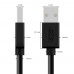 Кабель Greenconnect  3.0m USB 2.0, AM/AM, черный, 28/28 AWG, экран, армированный, морозостойкий, GCR-UM2M-BB2S-3.0m