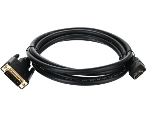 Кабель HDMI to DVI-D Dual Link (19M-25M) 2м, Telecom CG481G-2M