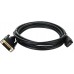 Кабель HDMI to DVI-D Dual Link (19M-25M) 2м, Telecom CG481G-2M