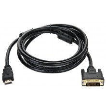 Кабель HDMI to DVI-D Dual Link (19M -25M) 2м, 2 фильтра, CU,Telecom  (CG481F-2M)                                                                                                                                                                          