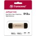 Накопитель USB Transcend 512GB JetFlash 930C USB 3.2 OTG Type C High Speed