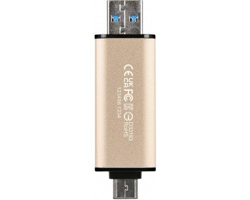 Накопитель USB Transcend 128GB JetFlash 930C USB 3.2 OTG Type C High Speed