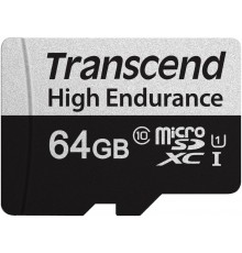 Карта памяти Transcend 64GB microSDXC Class 10 UHS-I U1, R100, W45MB/s without SD adapter                                                                                                                                                                 