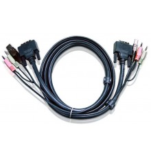 Кабели для KVM-переключателя CABLE DVI-I/USBA/SP.MC-DVI/USB B                                                                                                                                                                                             