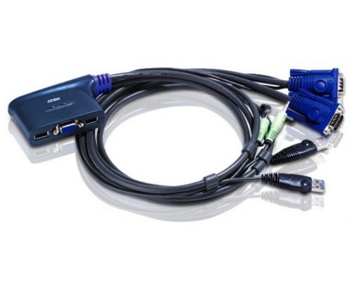 Переключатель-KVM 2 PORT USB KVM SWITCH W/0.9M CABLE.