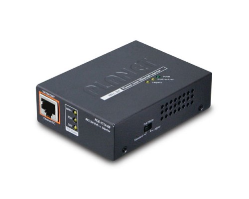 PoE-Инжектор Single-Port 10/100/1000Mbps 802.3bt Ultra PoE Injector (60 Watts, Legacy mode support, PoE Usage LED) -w/external power adapter