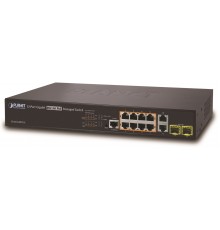 Коммутатор PLANET IPv6 L2+/L4 Managed 24-Port 802.3at PoE+ Gigabit Ethernet Switch + 4-Port Shared SFP (440W)                                                                                                                                             