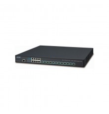 Коммутатор Layer 3 12-Port 10G SFP+ + 8-Port 10/100/1000T Stackable Managed Switch with Dual 100~240V AC Redundant Power                                                                                                                                  