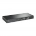 Коммутатор 18-port Gigabit PoE Smart switch, 16 RJ45 PoE ports 10/100/1000Mbps, 2 Gb combo SFP slots, PoE budget 250W