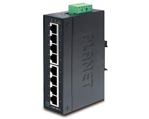 Коммутатор IP30 Slim Type 8-Port Industrial Fast Ethernet Switch (-40 to 75 degree C)