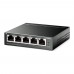 Коммутатор Easy Smart Gigabit 5-port switch with 4 PoE + ports, metal case, desktop installation, PoE budget-65W, 802.1 q VLAN support