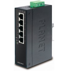 Коммутатор PLANET IP30 Slim type 5-Port Industrial Gigabit Ethernet Switch (-40 to 75 degree C)                                                                                                                                                           