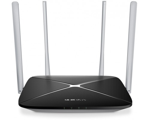 Маршрутизатор AC1200 dual Band Wi-Fi router, 1 WAN 10/100 Mbps + 3 LAN 10/100 Mbps, 4 fixed antennas