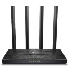 Маршрутизатор AC1200 Dual-band Wi-Fi gigabit router, up to 867 Mbps at 5 GHz + up to 300 Mbps at 2.4 GHz, support for 802.11ac/n/a/b/g standards, Wi-Fi On / Off buttons, 5 Gigabit ports, 4 fixed antennas                                               