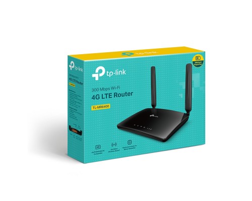 Маршрутизатор 4G LTE Router, internal unlocked 4G/3G Modem, 3 10/100Mbps LAN and 1 10/100Mbps LAN/WAN port, 2 internal Wi-Fi and 2 detachable LTE antennas