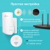 Точка доступа AC750 OneMeshTM WiFi Range Extender, 300Mbps at 2.4G and 433Mbps at 5G, compact house with internal antennas, 1 10/100Mbps Ethernet port, WPS button for quick setup, Smart Indicator for best location, support OneMeshTMtechnology (802.11