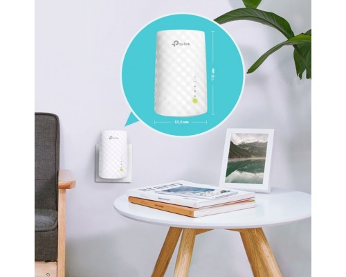 Точка доступа AC750 OneMeshTM WiFi Range Extender, 300Mbps at 2.4G and 433Mbps at 5G, compact house with internal antennas, 1 10/100Mbps Ethernet port, WPS button for quick setup, Smart Indicator for best location, support OneMeshTMtechnology (802.11