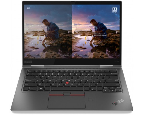 Ноутбук Lenovo ThinkPad X1 Yoga G5 T 14.0 FHD_AR/AS_400N_MT_N_72% /CORE_I7-10510U_1.8G_4C_MB /16GB(4X32GX32)_LP3_2133 /512GB_SSD_M.2_2280_NVME_TLC_OP / /INTEGRATED_GRAPHICS /NO_WIRELESS_WAN /FINGERPRINT_READER /IR&HD_CAMERA_W/MIC /BKLT_KB_GY_FPR_NFC_