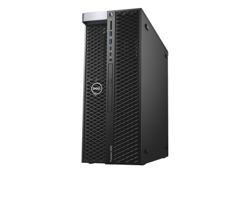 Компьютер PRECISION T5820 RTX i9-10920X(3.5GHz, 12C), 16GB(2x8GB) DDR4  UDIMM 2666MHz, SSD 256GB PCIe NVMe cl40+1TB SATA 7.2k, no graphics, DVD-RW,Win10 Pro, keyboard, mouse, 3Y Basic NBD