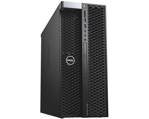 Компьютер PRECISION T5820 RTX i9-10940X(3.3GHz, 14C), 32GB(4x8GB) DDR4  UDIMM 2666MHz, SSD 512GB M.2 PCIe +2TB SATA 7.2k, no graphics, DVD-RW,Win10 Pro, keyboard, mouse, 3Y Basic NBD