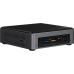 Неттоп Intel NUC, Intel Core i5 7260U, up to 3.4GHz, 8 Gb DDR4-2400 SODIMM pre-installed (up to 32Gb max), VGA Intel Iris Plus Graphics 640 (USB-C(DP1.2)+HDMI 4K), 4xUSB3.0, 256GB SSD pre-installed,, GBL, WiFi+BT, microSDXC, Black,VESA, powercord EU,