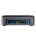 Неттоп Intel NUC, Intel Core i5 7260U, up to 3.4GHz, 8 Gb DDR4-2400 SODIMM pre-installed (up to 32Gb max), VGA Intel Iris Plus Graphics 640 (USB-C(DP1.2)+HDMI 4K), 4xUSB3.0, 256GB SSD pre-installed,, GBL, WiFi+BT, microSDXC, Black,VESA, powercord EU,