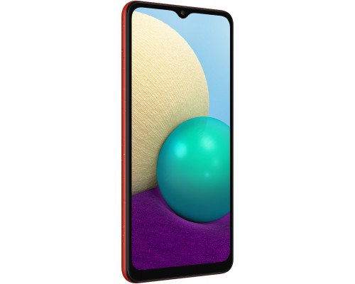 Смартфон Samsung Galaxy A02, красный