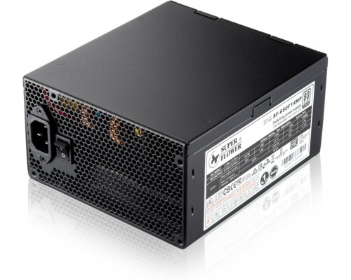 Блок питания Super Flower Power Supply Leadex Platinum, 650W, ATX, 135mm, 8xSATA, 4xPCI-E(6+2), APFC, 80+ Platinum, Full Modular