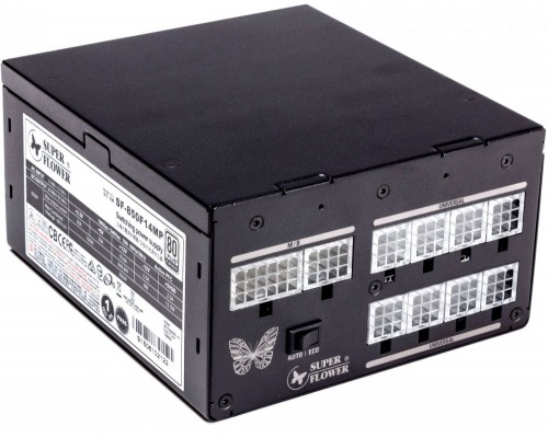 Блок питания Super Flower Power Supply Leadex Platinum, 850W, ATX, 135mm, 10xSATA, 4xPCI-E(6+2), APFC, 80+ Platinum, Full Modular