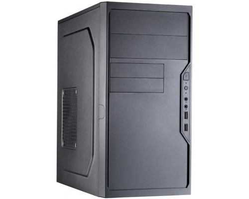 Корпус Case Foxline FL-733, mATX, 2x5.25EXT, 2x3.5EXT, 5x3.5INT, 2xUSB2.0, HDA, w/o FAN, w/450W ATX PSU, w/1.2m EU pwr cord