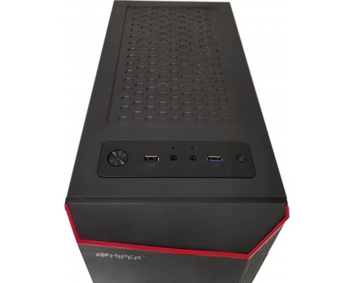 Корпус CASE HIPER HG-C101 THETIS (ATX, SPCC0.5, USB3.0+USB2.0, VGA Max 310mm, Buttom PSU, Black)