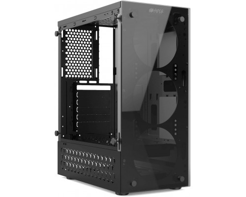 Корпус CASE HIPER HG-C104 ORCUS (ATX, SPCC0.5, USB3.0+USB2.0, VGA Max 310mm, Black)