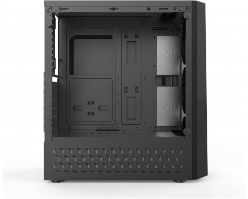 Корпус CASE HIPER HG-C105 AEOLUS (ATX, SPCC0.5, USB3.0+USB2.0, VGA Max 310mm, Black)