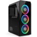 Корпус CASE HIPER HG-C106RGB COEUS (ATX, SPCC0.5, USB 3.0+USB2.0, Front 3x120mm RGB Fan, Black)