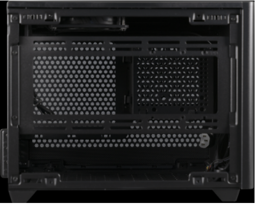 Корпус Cooler Master MasterBox NR200, USB3.0x2, 1x92 Fan, 1x120 Fan, Black, steel panel, w/o PSU, mITX