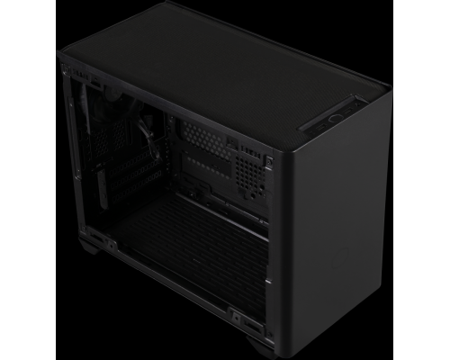 Корпус Cooler Master MasterBox NR200, USB3.0x2, 1x92 Fan, 1x120 Fan, Black, steel panel, w/o PSU, mITX