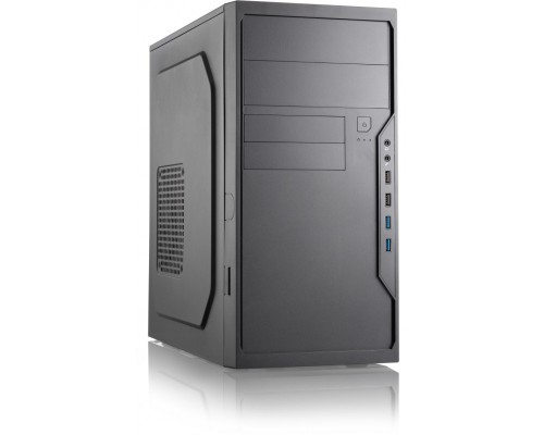 Корпус Case Foxline FL-733, mATX, 2x5.25EXT, 2x3.5EXT, 5x3.5INT, 2xUSB3.0, 2xUSB2.0, HDA, w/o FAN, w/450W ATX PSU, w/1.2m EU pwr cord