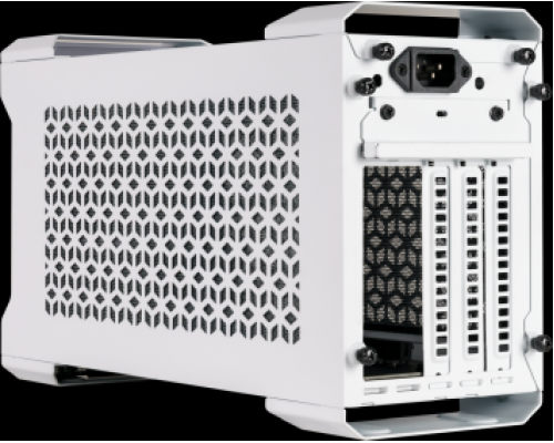 Корпус Cooler Master MasterCase NC100, USB3.2x2, 2x92 Fan, White, SFX 650 Watt Gold PSU