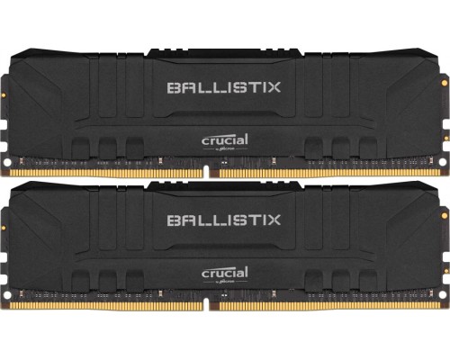 Оперативная память Crucial 64GB Kit (32GBx2) DDR4 3200MT/s CL16 Unbuffered DIMM 288 pin Ballistix Black