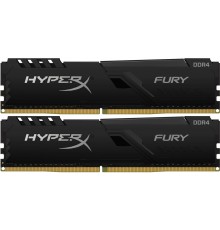 Оперативная память Kingston 32GB 2400MHz DDR4 CL15 DIMM (Kit of 2) HyperX FURY Black                                                                                                                                                                      