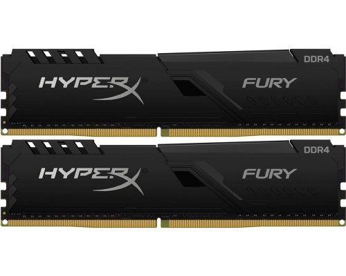 Оперативная память Kingston 32GB 2400MHz DDR4 CL15 DIMM (Kit of 2) HyperX FURY Black