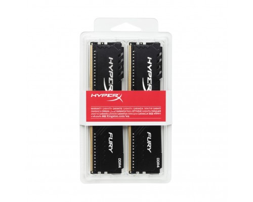 Оперативная память Kingston 32GB 2400MHz DDR4 CL15 DIMM (Kit of 2) HyperX FURY Black