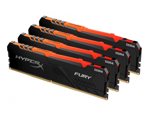 Оперативная память Kingston 64GB 3600MHz DDR4 CL18 DIMM (Kit of 2) HyperX FURY RGB